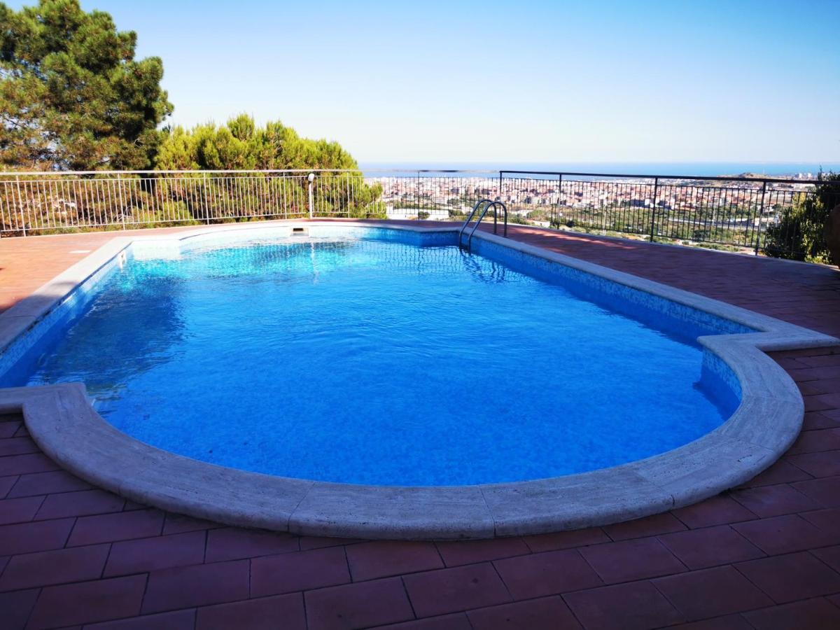 Holiday Flower Villa Panoramica Sul Golfo Di Catania Misterbianco Extérieur photo